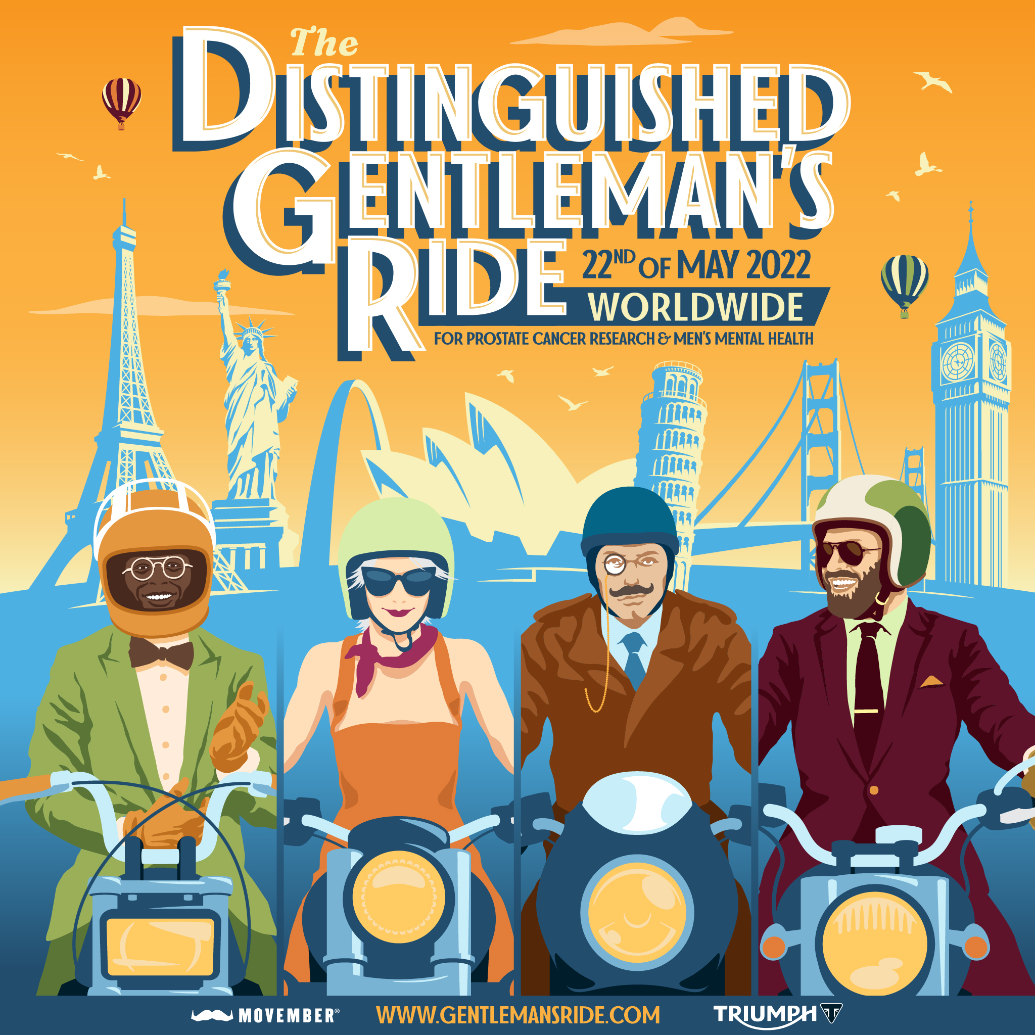Distinguished Gentleman's Ride 2022